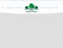 Tablet Screenshot of hotelpequenobosque.com.br